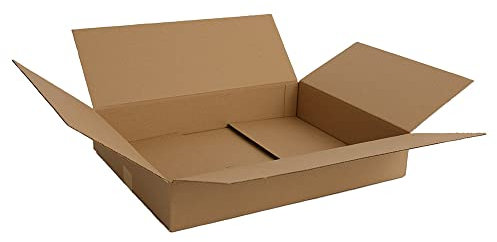 10 Stück Faltkartons einwellig - 600 x 450 x 100 mm | Hansepack24