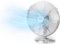 Wintem - Ventilatore Vortex 40W da Tavolo e da Terra con Pale in Acciaio, Oscillante e Silenzioso, Ideale per Casa e Ufficio, Rinfrescamento Potente e Compatto con 3 Velocità