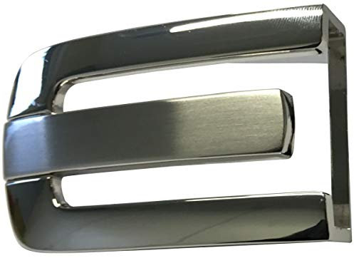 BELTINGER Gürtelschnalle 3,5cm | Buckle Wechselschließe Gürtelschließe 35mm Massiv | Für Wechselgürtel bis zu 3.5cm Breite | Silber