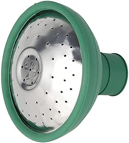 Poma de riego de plástico y Metal, Cabeza de regadera de jardín Universal, pulverizador de Agua, Apto para Todos los arroceros de jardín, regar (1 Unidades)