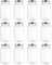 novelinks 32 OZ Clear Plastic Mason Jars with Lids - Dishwasher Safe Plastic Mason Jars 32 OZ Plastic Jars with Lids for Kitchen & Household Storage (12 Pack) (Silver)
