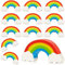 Tenare 36 Stück Regenbogen Radiergummis Radiergummi mit Motiv Bunte Radierer Kawaii Radiergummis Geburtstag Mitgebsel für Schulanfang Geschenk für Grundschule Mitgebsel Grundschule