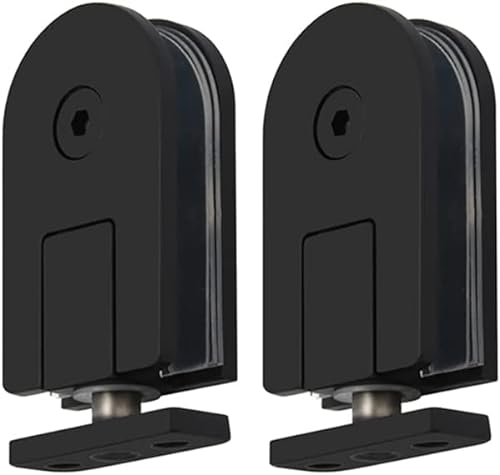 Charnières de porte de douche,Supports pour verre, Charnière de porte en verre de douche robuste, charnière pivotante à 360 degrés sans cadre, porte de salle de bain en acier inoxydable 304, porte de