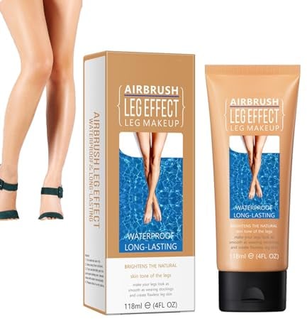 Wasserfestes Bein-Make-up ohne Übertragung, Bein-Make-up-Lotion, Wasserfestes Make-up Abdeckcreme für Krampfadern,wasserfestes Bein-Make-up für Krampfadern (Medium Glow, 118ML)