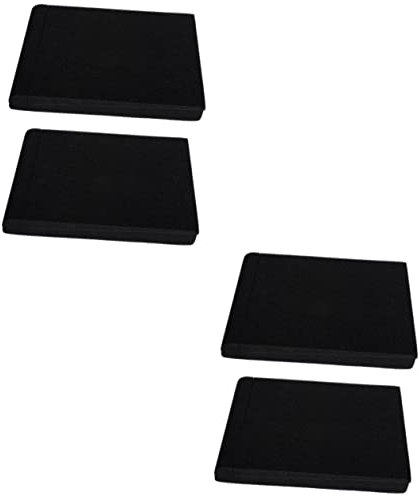 Hoement 4pcs Shockproof Acoustic Isolation Pads for Speakers High-density Soundproof Sponge Cushion for Voice Box Versatile Studio Monitor Sound Insulation
