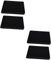 Hoement 4pcs Shockproof Acoustic Isolation Pads for Speakers High-density Soundproof Sponge Cushion for Voice Box Versatile Studio Monitor Sound Insulation