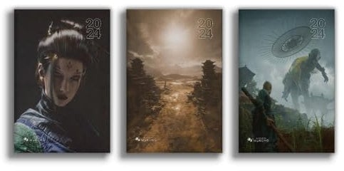 NebulaNova Spiel poster, Black Myth Game Wukong Poster, ungerahmt, 20 x 30 cm, Version mit HD-Druck, Poster für Wohnzimmer, Wohnzimmer, Wandkunst, Dekor