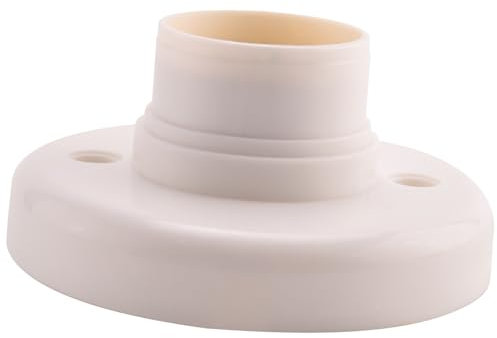 HVVENTY E27 Runde Kunststoffsockel Schraube Glühbirne Lampenfassung Halter