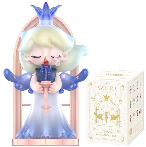 POP MART Azura Warm Christmas Series Figures Anime Actionfiguren Sammelfiguren Sammler Kunstspielzeug Spielzeug Figuren Geschenk 1PC