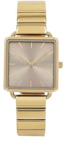 NOELANI Armbanduhr Damen Quarzuhr analog, mit Edelstahl Armband, Gold, 3 bar wasserfest, Kommt in Uhren Geschenk Box, 2039608