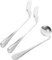 FOYTOKI 1 Ensemble Ustensiles de Repas Anglés pour Personnes Handicapées Fourchette avec Antidérapante pour Alimentation