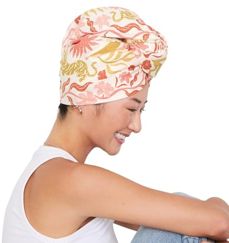 Dock & Bay Turban-Handtuch - Für Zuhause & den Strand - Super saugfähig, schnell trocknend - Tiger Palm