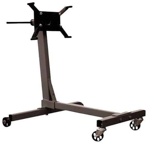 GEAR4GARAGE 450kg Engine Stand – Heavy Duty Rotating Motor Mount with Adjustable Arms & Swivel Castor Wheels
