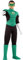 Funidelia | Disfraz de Linterna Verde para hombre Superhéroes, DC Comics, Green Lantern - Disfraz para adultos y divertidos accesorios para Fiestas, Carnaval y Halloween - Talla S - Verde