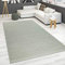 Paco Home Handgewebter Teppich Flachgewebe 100% Wolle Skandinavischer Stil in vers. Farben, Grösse:200x300 cm, Farbe:Natur