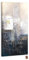 YS-Art XXL Abstrakt Acryl Gemälde auf Leinwand Fragmente handgemalt Wandbilder Wohnzimmer Büro Moderne Design Bilder Minimalismus echte Kunstwerk 100x50 cm