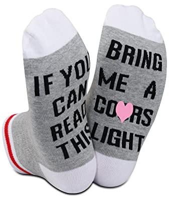 Regalo de cerveza para amantes de la cerveza, bebedero ligero de cerveza si puedes leer esto Traerme a Coors Light Gris Coors Lighttobillo M