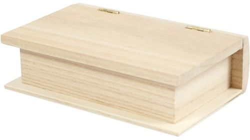 Creativ Company Holzkiste zum Dekorieren – Buch – 9 x 14 cm