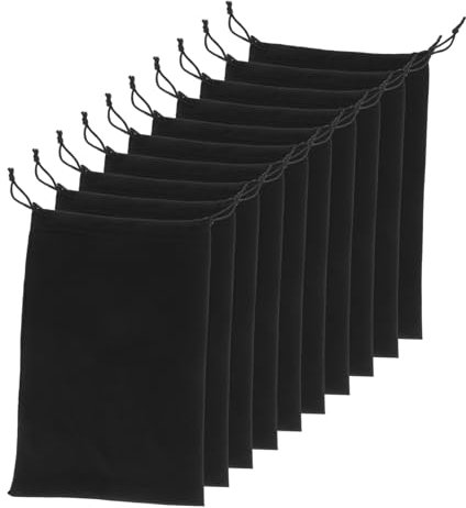 BESPORTBLE Goggle Bag Sunglasses Drawstring Pouch Eyeglass Storage Bag10pcs