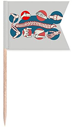 Zahnstocher-Flaggen zur Kennzeichnung von Torten und Käseplatten