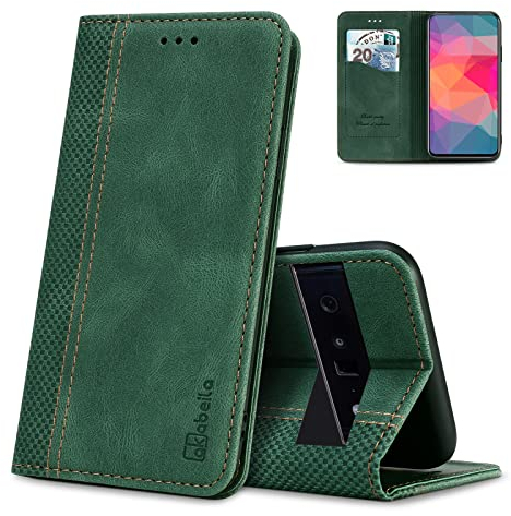 AKABEILA Hülle für Google Pixel 6 Pro Handyhülle Leder Flip Case Ständer PU Brieftasche Schutzhülle Klapphülle Tasche Case mit [Kartenfach] [Standfunktion] [Magnetisch]