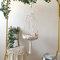 Macrame Hanging Cat Hammock Indoor Cotton Rope Tassel Cat Basket Bed Round Cats Swing Bed Nest for Sleeping, Playing, Climbing, and Lounging