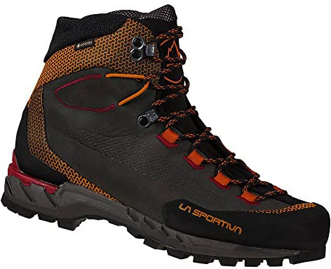 La Sportiva S.p.A. Trango Tech Leather GTX Men Größe 45,5 carbon/hawaiian sun
