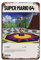 FABIVA Metall-Blechschild Super Mario 64 (1996), Videospiel-Motiv, Wandkunst, 20 x 30 cm, Küche, Wohnzimmer, Schlafzimmer, Esszimmer, Büro