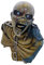 Nemesis Now Iron Maiden Piece of Mind Bust Box (Small) 12cm, Resin, Officially Licensed Iron Maiden Merchandise, Piece of Mind Eddie Bust Box, Bust and Storage Box, Cast in Resin, Hand-Painted