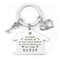 Idée Cadeau Crémaillère Porte-Clés Maison Pour Couple - Porte-Clef Famille, Agent Immobilier, Déménagement, Voisins