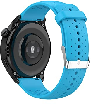 KAREN66 Armband Kompatibel mit Polar Vantage V3 Wechselarmbänder 22mm Ersatzarmband Sport Silikon Wechselarmband für Vantage V3 Uhrenarmband (Hellblau)