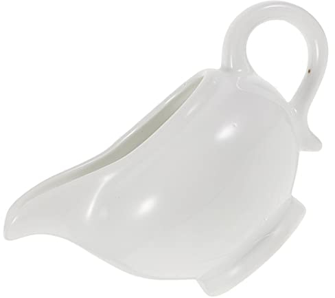 Cabilock cubo de salsa jarras de crema de ceramica salsera de leche pava teteras bote para servir salsa cuencos de salsa de soja aderezo para ensaladas café Cacerola de salsa