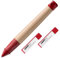 LAMY abc SET aus kindgerechtem Bleistift 110 aus Ahornholz und rutschfestem Griffstück in rot, Kappe und Würfel aus Kunststoff und 2x 6er Set bruchfeste Bleistiftminen M 44, 1.4mm B
