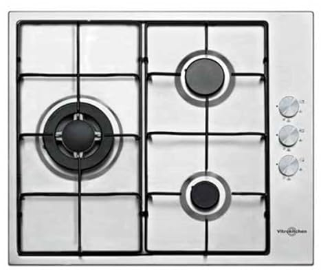 Placa Gas VITROKITCHEN EN630LIB Butano Inox 3f