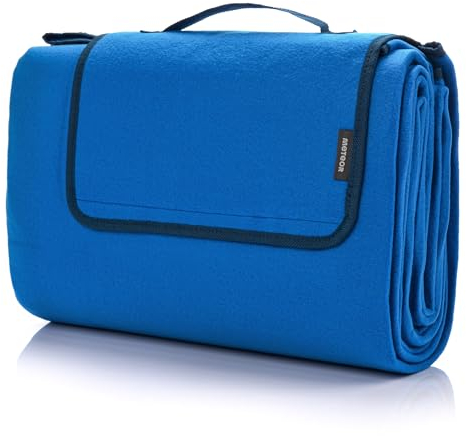 meteor Extra Large Picknickdecke mit wasserdichter Unterseite XXL sanddichte campingdecke Outdoor stranddecke tolle Picknick-Matte groß Thermo isoliert Camping-Decke für Park Garten Strand
