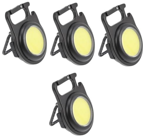 Hemobllo 4stücke Cob Schlüsselanhänger Lampe Wiederaufladbare Taschenlampe Mit Magnet Und Ständer Für Camping Notfälle Und Outdoor-aktivitäten Kompakt Und Leicht