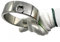 Soarvlorfy 4 cm Höhe Fetisch Halsband mit Traktionsring, Edelstahl Neck Kragen Bondage Erotik Halsfessel Sklaven Bondage Metall Sex Halsreif BDSM-Sexspielzeug für Männer Frauen Paare,Silber,Ø 11.7cm