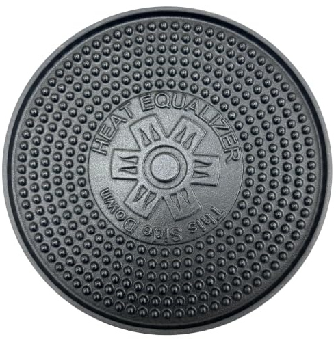 Heat Equalizer-9.25 inch Cast Iron Heat Diffuser Plate for Gas & Electric Stoves | Even Heat Distribution & Simmer Plate-even cooking-Durable Heat Tamer for Burners & Cooktops