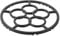 LTMSYO Gas Hob Ring Reducer, Cast Iron Work Pan Support Ring, Non Slip Gas Ring Reducer for Moka Pot Coffee Pot, Metal Trivets for Kitchen Worktops Gas Hobs 18.5cm