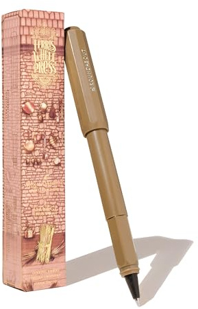 Ferris Wheel Press , Carousel Fountain Pen, Acrylic blend body, Air-sealed click locking cap, Oinking Embers, Brown, Fine Nib