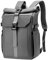 Laptop Backpack, Rolltop Backpack Waterproof for Men and Women，30 L Water-Repellent Anti Theft Daypacks， Flexible Large Rucksack Damen for Teenager, Notebook, College, Tech (GERY)