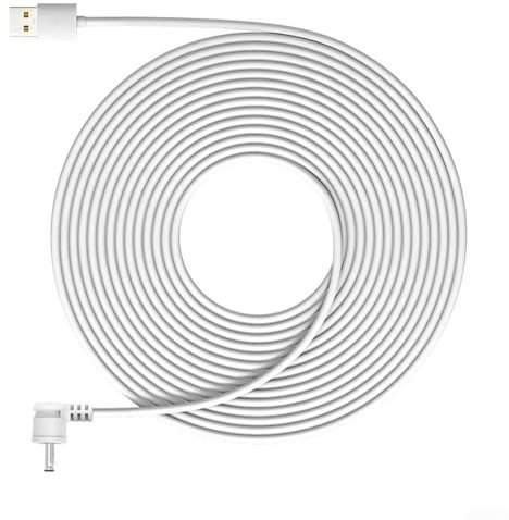Power Cable and Adapter for Ring Spotlight Cam PlusPro, Weatherproof Design for Indoor and Outdoor Use (10.4 m)