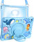 LISEVO for iPad Mini 4 Case, for iPad Mini 5 Case - for Girls Boys Cute Kawaii Girly Cover 3D Cartoon Ocean Design with Rotating Stand & Strap Silicone Cases for iPad Mini 4th/5th Generation 2015/2019