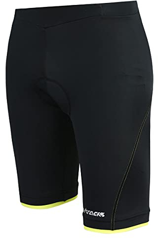 Airtracks Damen Funktions Fahrradhose Kurz Comfort Line - Radhose - Radlerhose - 3D Coolmax gepolstert - Atmungsaktiv - UV Schutz