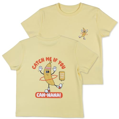 TupTam T- Shirt Bedruckt Retro Rückenprint, Farbe: Catch me, Größe: 98-104