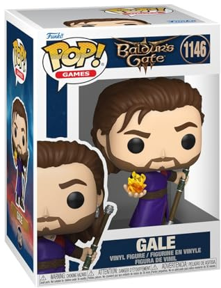 Funko Pop! Games: Baldur's Gate 3 - Gale - 1/6 Chancen for Rare Chase Variant - Sammelbare Vinylfigur - Geschenkidee - Offizielle Merchandise - Spielzeug für Kinder und Erwachsene - Fans von