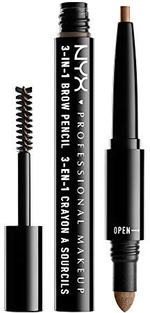 NYX 3-in-1 Brow Pencil - Taupe