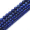 Perle sfuse di lapislazzuli, blu intenso, di qualità AAA, da 2 a 12 mm di diametro, Blue, 6 mm