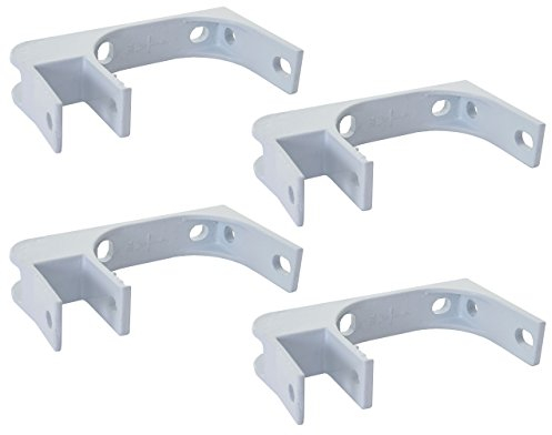 Mendler 4er-Set Deckenhalterung für Markise T792, Wandhalterung Deckenmontage Adapter