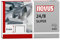 Heftklammern Novus® 040-0038, 24/8 SUPER, verzinkt, 1.000 Stück
